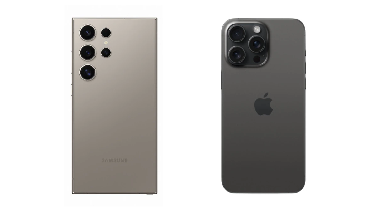 The Titans of 2026: iPhone 15 Pro Max vs. Samsung Galaxy S24 Ultra